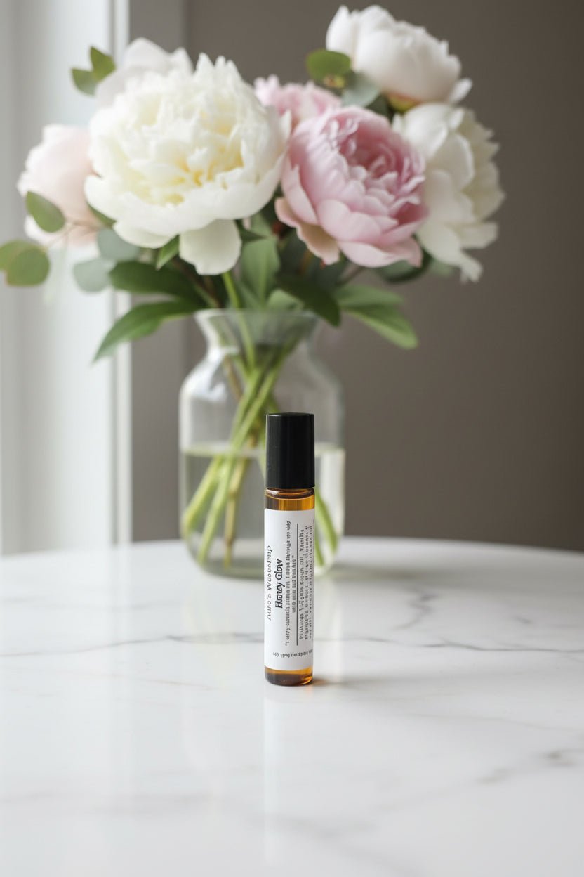 Honey Glow Roll On Perfume 10ml – Warm Vanilla Citrus Perfume Oil - Auras Workshop Auras Workshop