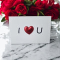 ❤️✨ “I Love You” Heart Folding Valentine’s Card | Horizontal Design | Romantic & Timeless - Auras Workshop Auras Workshop