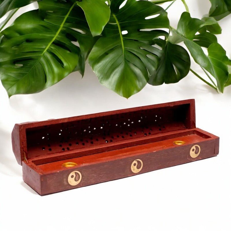 Incense Burner & Storage Box - Yin Yang - Auras Workshop Auras Workshop