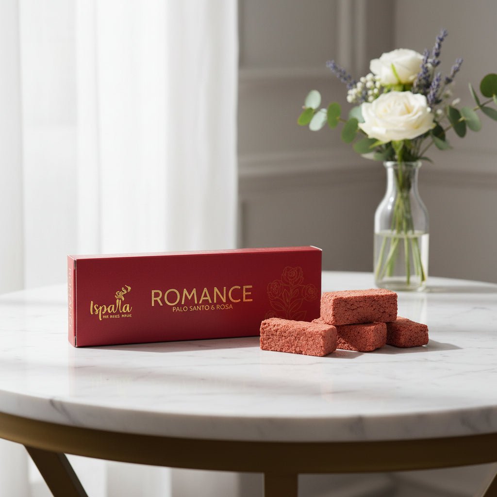 Ispalla Palo Santo & Rose Incense Tablets – Cleansing, Love & Positive Energy - Auras Workshop Auras Workshop