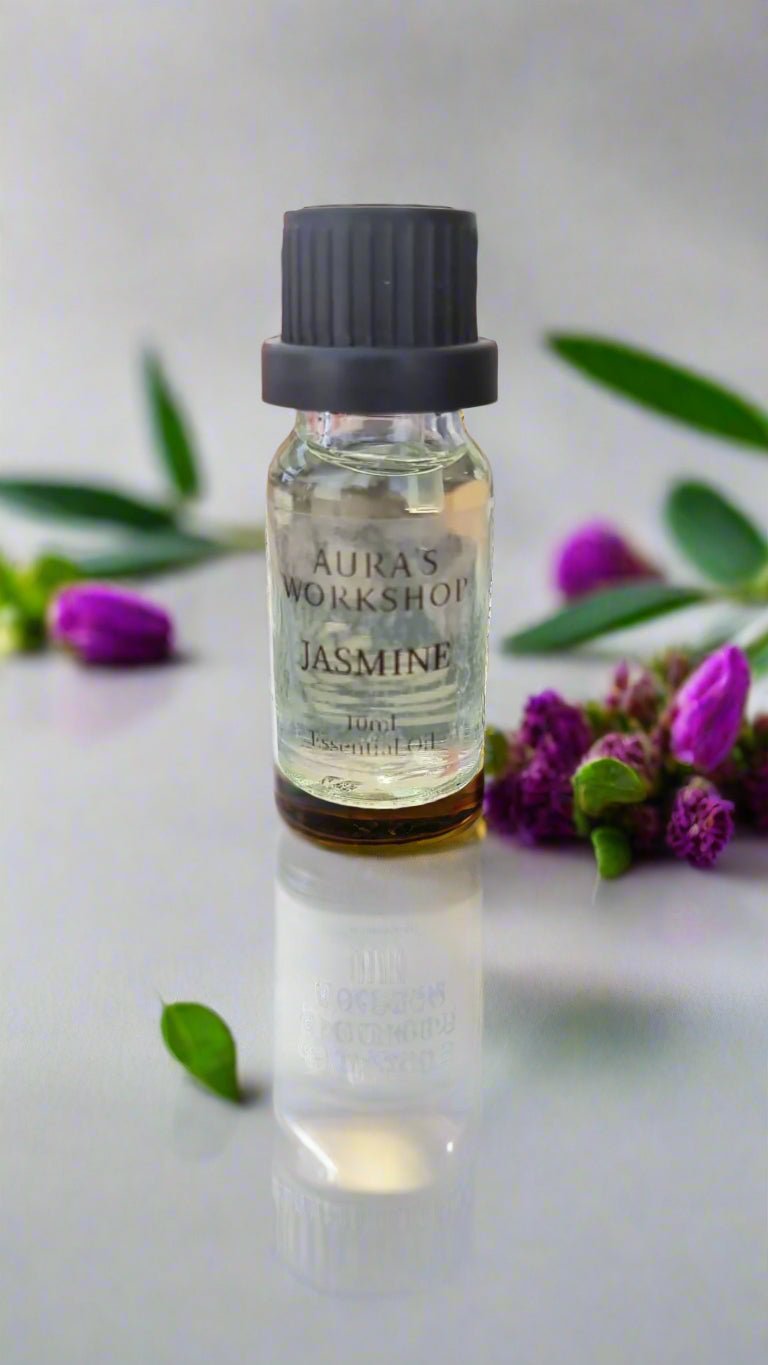 🌸 Jasmine Essential Oil – 10ml Calming, Uplifting & Romantic - Auras Workshop Auras Workshop