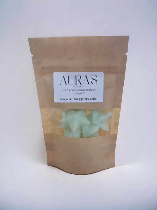 Little Cocoa Green Delight Star Wax Melts - Small 80 grams - Auras Workshop Auras Workshop