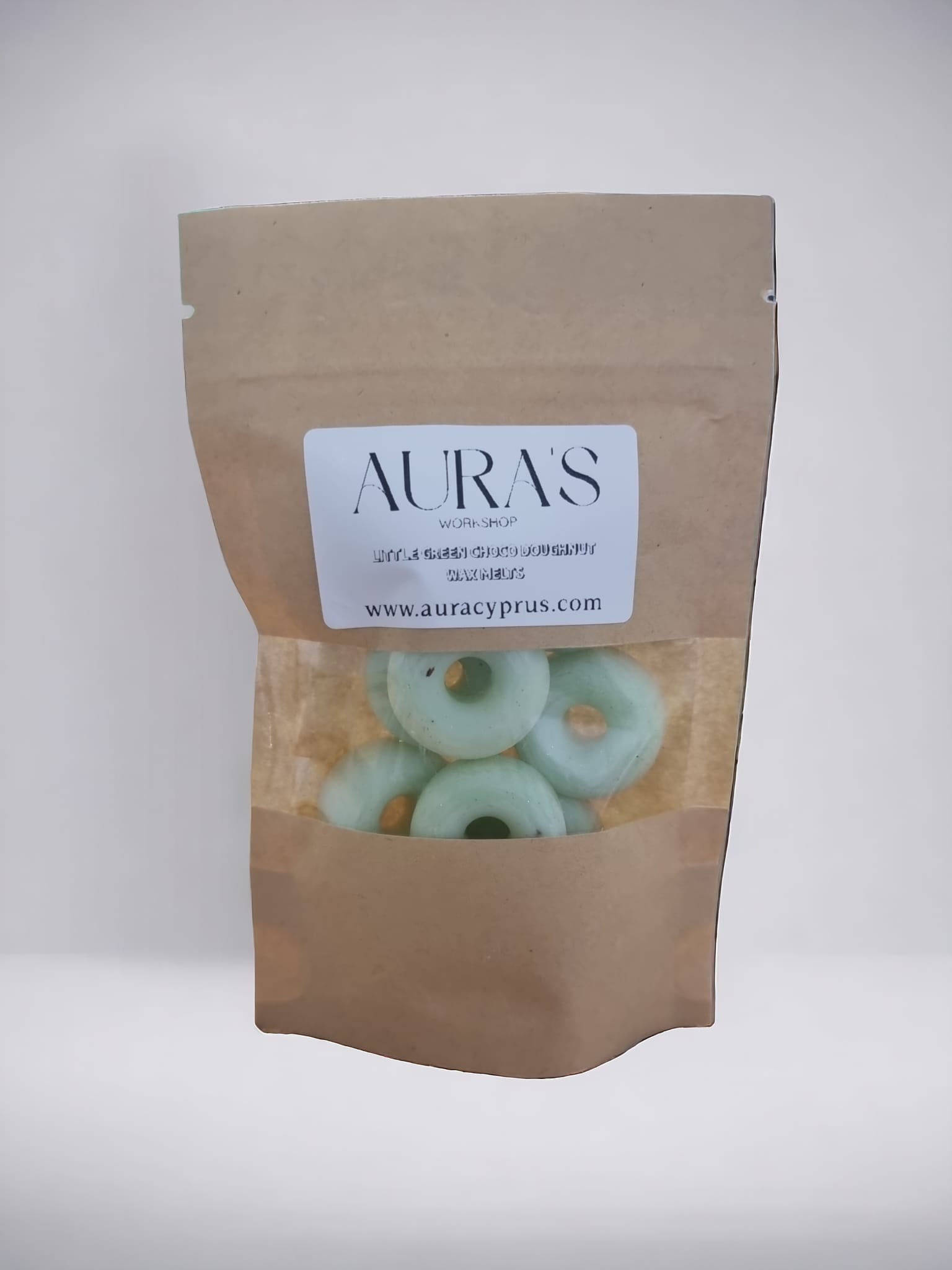 Little Green Choco Donut Wax Melts - Small 80 grams - Auras Workshop Auras Workshop