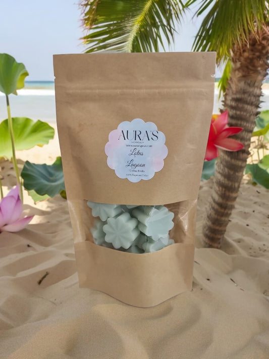 Lotus Lagoon Flower Wax Melts Medium - Auras Workshop Auras Workshop