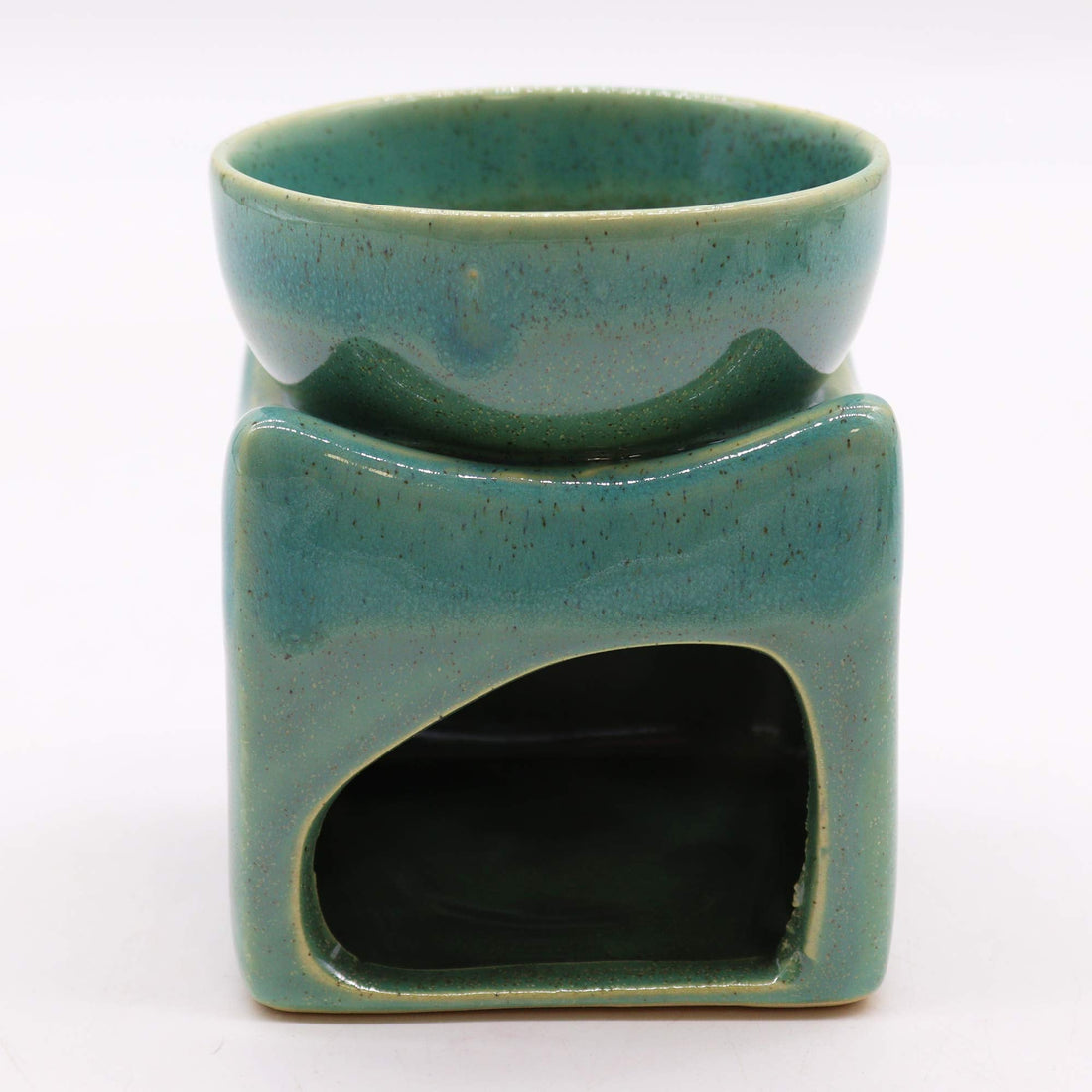Lucky Coin Large Oil & Wax Burner – Jade - Auras Workshop Auras Workshop