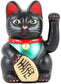 Lucky Waving Chinese Cat - Black - Auras Workshop Auras Workshop