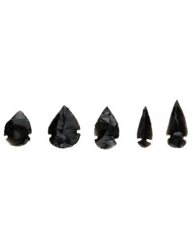 Medium Black Obsidian Arrowhead – 3–4 cm - Auras Workshop Auras Workshop