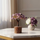 Mini Amethyst Crystal Tree with Wooden Base – 11 cm - Auras Workshop Auras Workshop