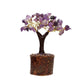 Mini Amethyst Crystal Tree with Wooden Base – 11 cm - Auras Workshop Auras Workshop