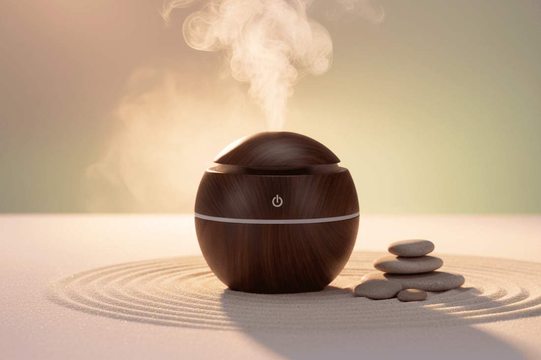 🌿✨ Mini Ball Aroma Diffuser & Cool Mist Humidifier | 7 - Color Ambient Light | Multiple Colours - Auras Workshop Auras Workshop