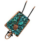 Mini Chrysocolla Crystal Wheelbarrow – 9 cm - Auras Workshop Auras Workshop