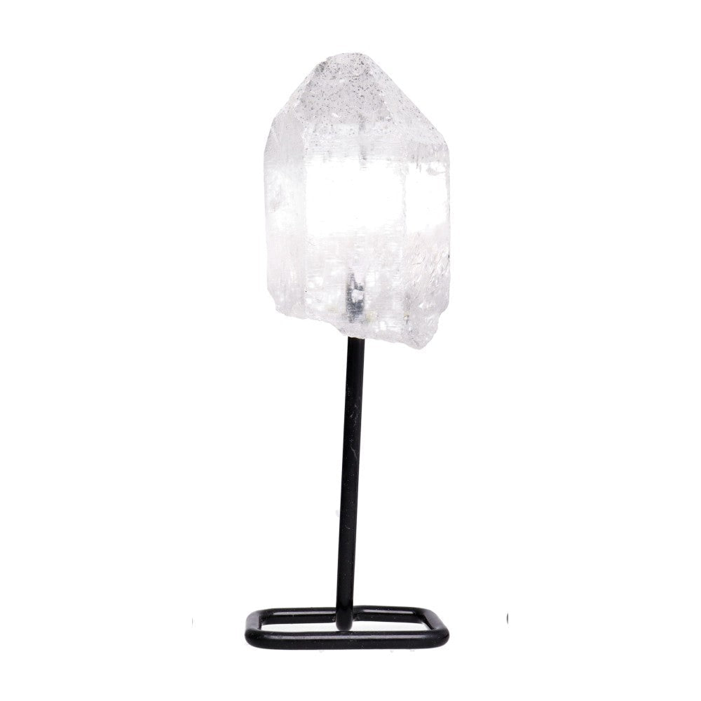 Mini Clear Quartz Crystal on Display Base – 14 cm - Auras Workshop Auras Workshop