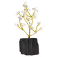 Mini Clear Quartz Crystal Tree with Black Tourmaline Base – Clarity, Protection & Positive Energy - Auras Workshop Auras Workshop