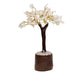 Mini Rose Quartz Crystal Tree with Wooden Base – 13 cm - Auras Workshop Auras Workshop