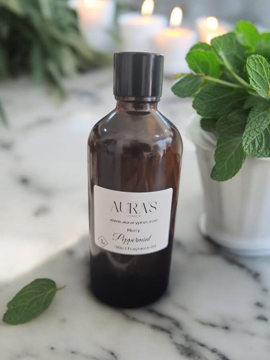 Minty Peppermint Fragrance Oil - 100ml - Auras Workshop Auras Workshop