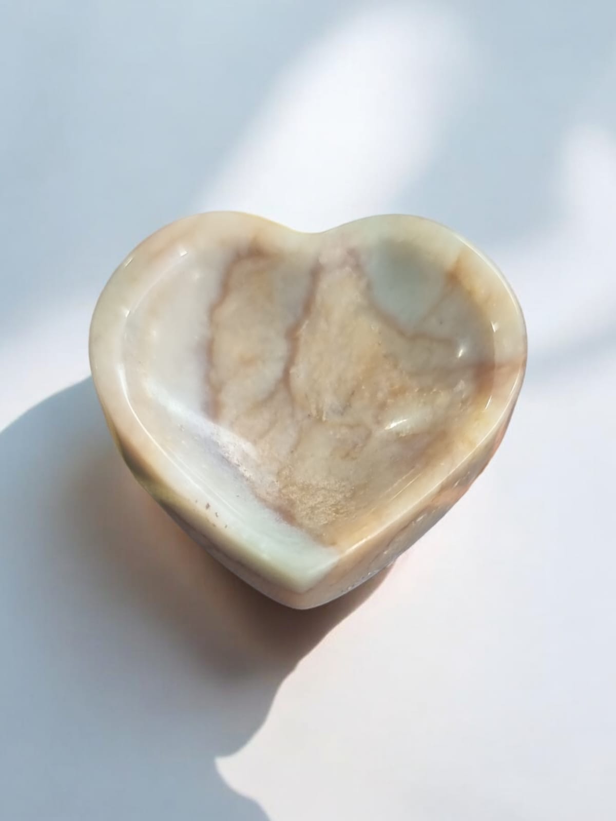 Mixed Agate Heart Bowl Crystal - Auras Workshop Auras Workshop