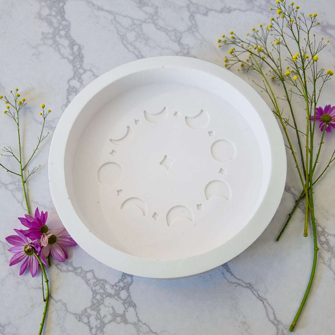 🌙✨ Moon Design Crystal Bowl | Jewellery & Trinket Dish | Home Decor Display - Auras Workshop Auras Workshop