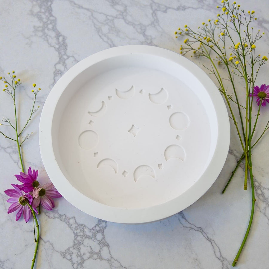🌙✨ Moon Design Crystal Bowl