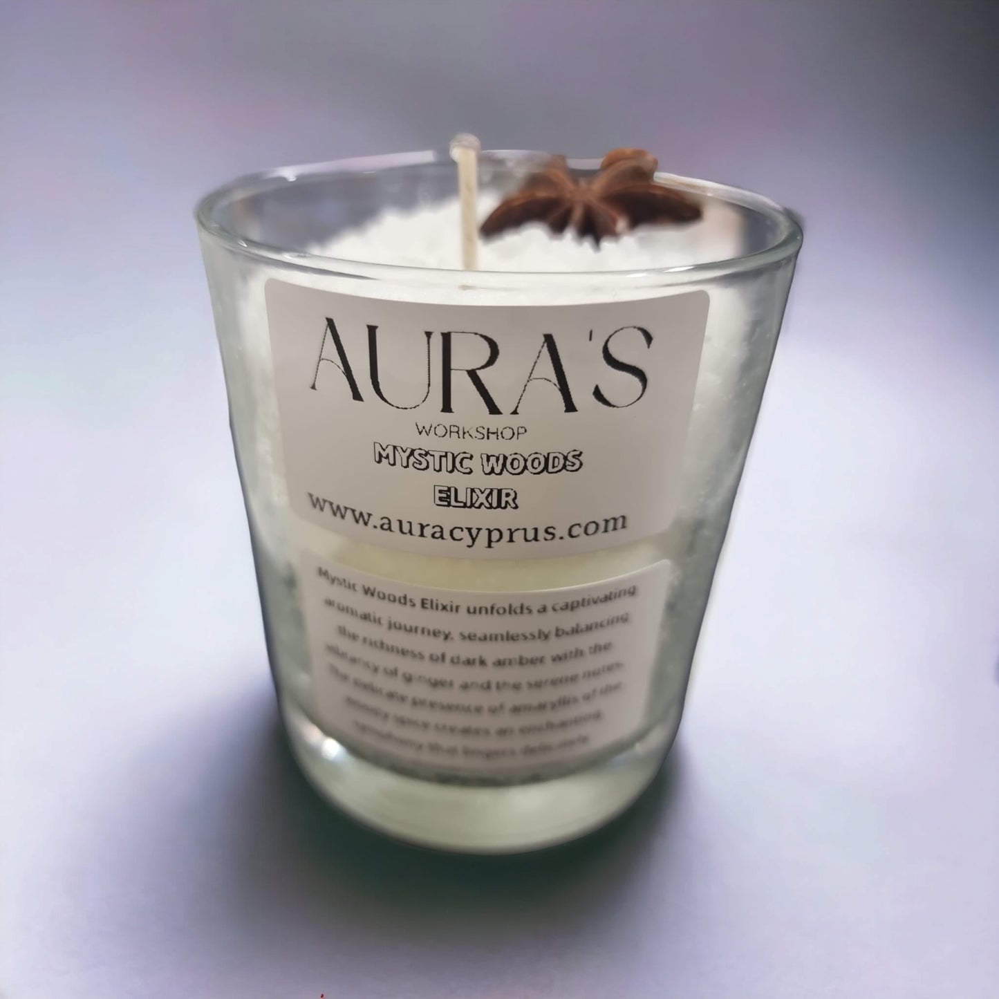 Mystic Woods Elixir Scent - Eco Snow Candle - Auras Workshop Auras Workshop