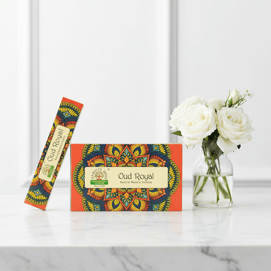 Namaste Mandala Masala Incense – Oud Royal | Oud Incense Sticks - Auras Workshop Auras Workshop