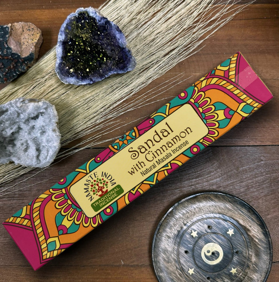 Namaste Mandala Masala Incense - Sandal with Cinnamon