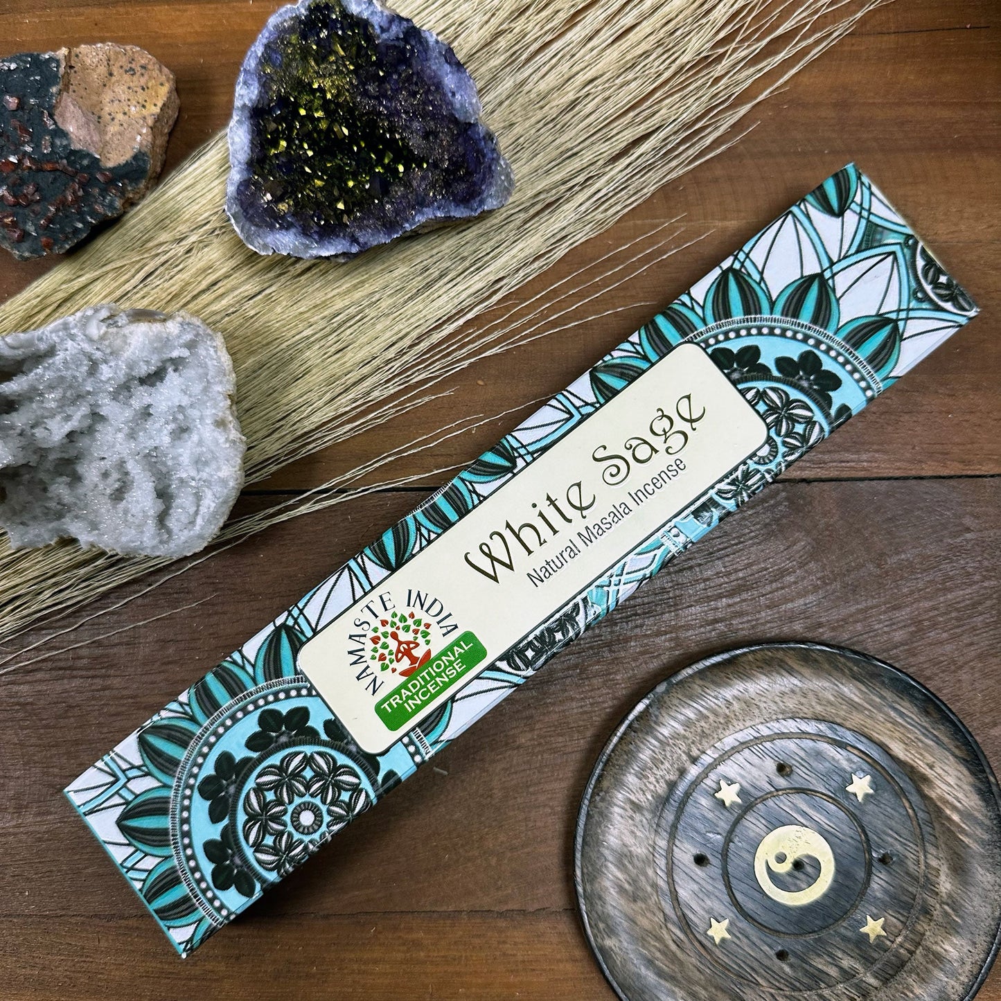 Namaste Mandala Masala Incense - White Sage - Auras Workshop Auras Workshop