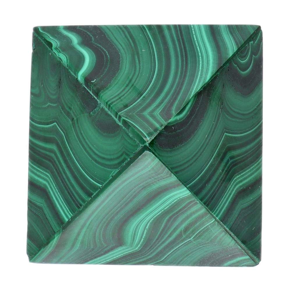 Natural Malachite Crystal Pyramid – 3 × 3 cm - Auras Workshop Auras Workshop