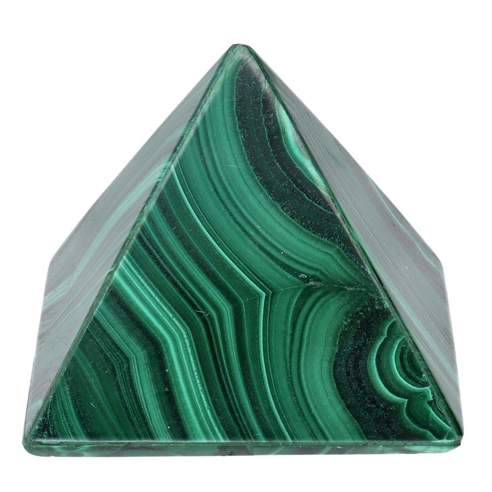 Natural Malachite Crystal Pyramid – 3 × 3 cm - Auras Workshop Auras Workshop