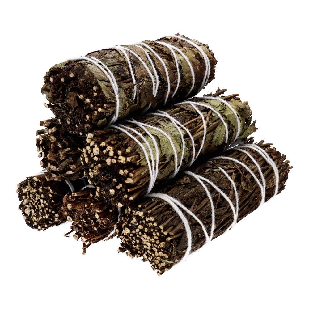 Natural Tied Herb Smudge – Cleansing 10cm Smudge Stick - Auras Workshop Auras Workshop