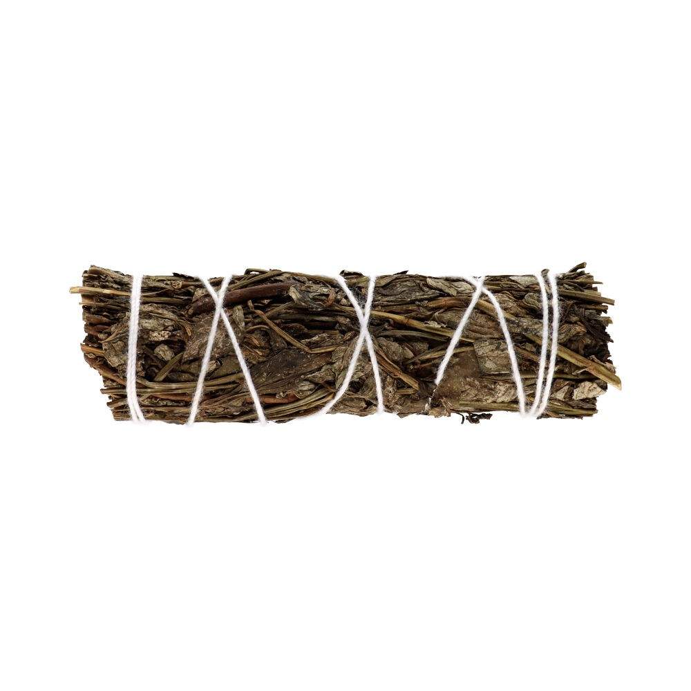 Natural Tied Herb Smudge – Cleansing 10cm Smudge Stick - Auras Workshop Auras Workshop