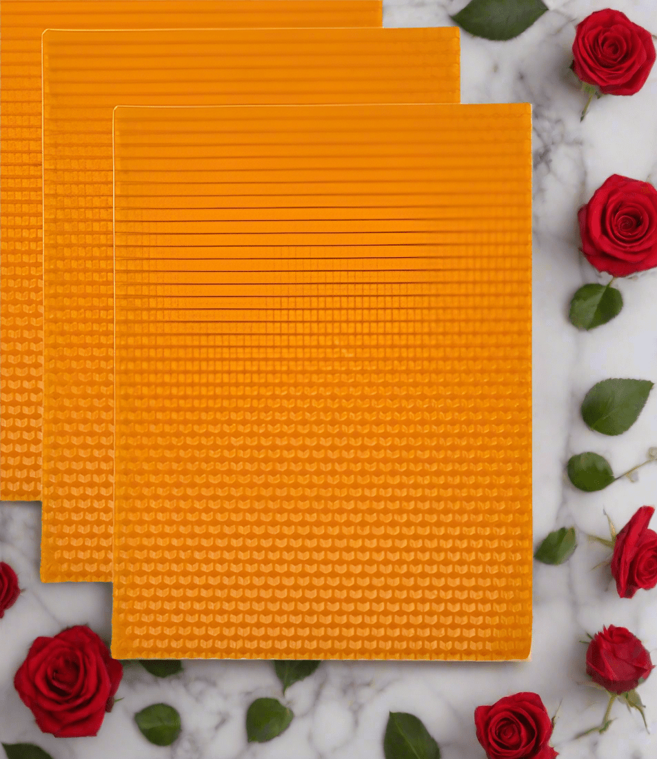 🍊 Orange Beeswax x2 Sheets - Auras Workshop Auras Workshop