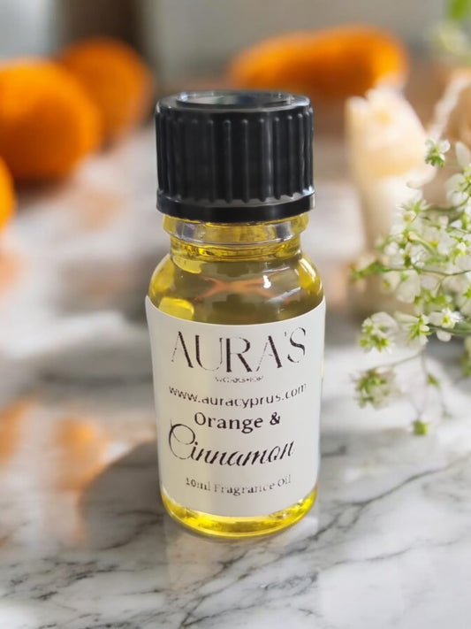 Orange & Cinnamon Fragrance Oil - 10ml - Auras Workshop Auras Workshop