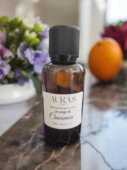 Orange & Cinnamon Fragrance Oil - 50ml - Auras Workshop Auras Workshop