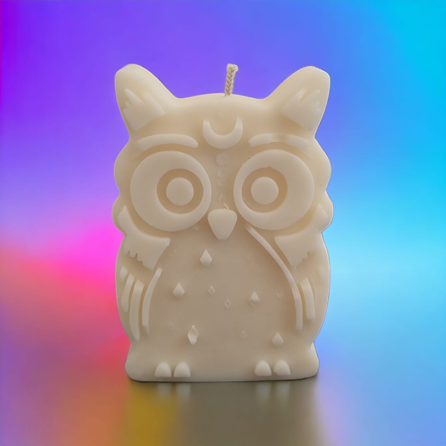 Owl Candle Citrus & Vanilla Scented - Auras Workshop Auras Workshop