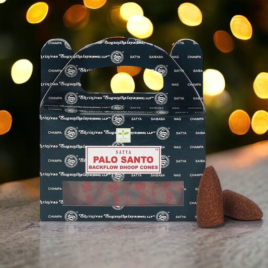 Palo Santo Backflow Incense Cones - Auras Workshop Auras Workshop