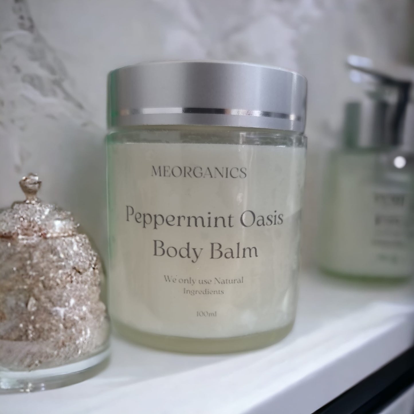 Peppermint Oasis Body Balm - 100ml - Auras Workshop Auras Workshop