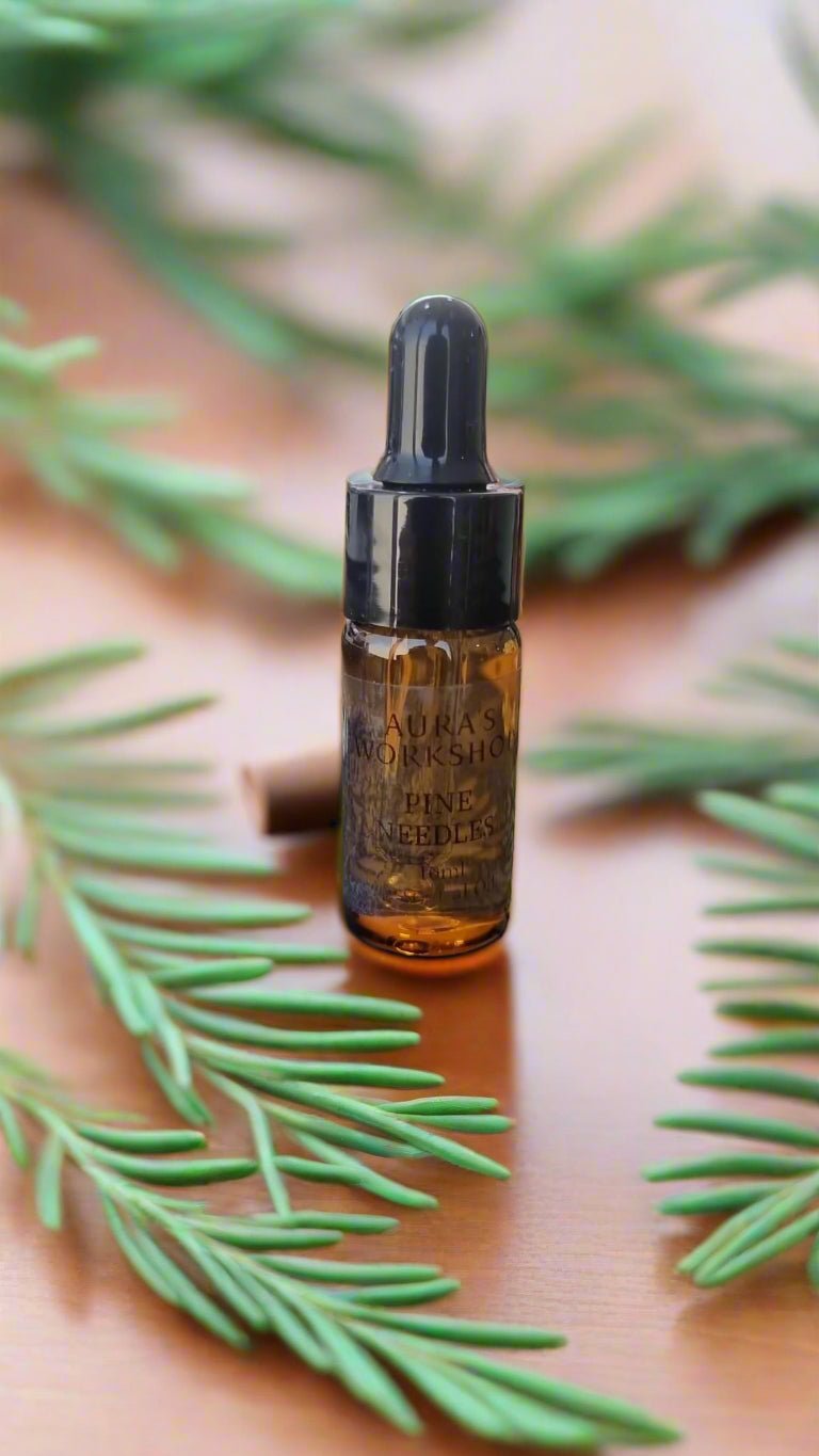 🌲 Pine Needle Essential Oil – 10ml (with Dripper) - Auras Workshop Auras Workshop