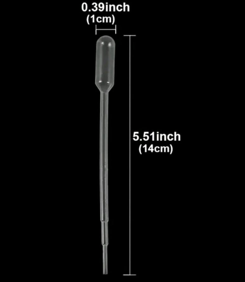 Pipette Dropper 1ml Various Bulk Sizes (50,100) - Auras Workshop Auras Workshop