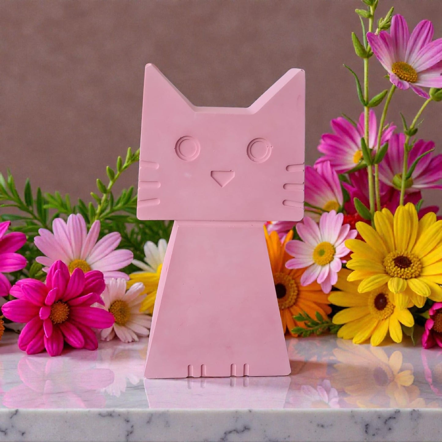 🐾✨ Porcelain Cat Home Decor Ornament | Minimal Cute Cat Design | Modern Shelf Decoration Various sizes Large & Small - Auras Workshop Auras Workshop