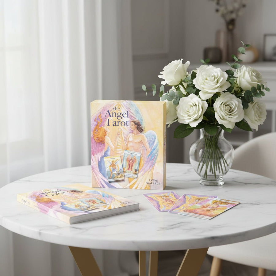 Pre-Loved The Angel Tarot by Jayne Wallace – 78 Card Deck & Guidebook