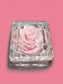 Preserved Pink Rose in Glass Acrylic Box - A Perfect Gift - Auras Workshop Auras Workshop