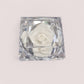 Preserved White Rose in Glass Acrylic Box - A Perfect Valentines Gift - Auras Workshop Auras Workshop