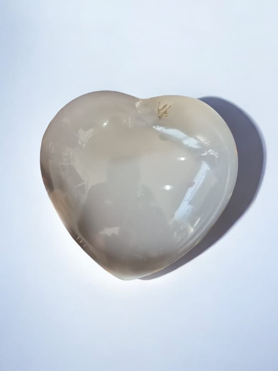 Puffy Orca Agate Heart Crystal