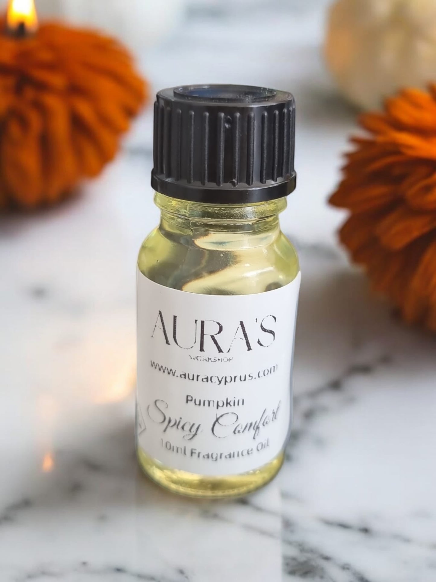 Pumpkin Spicy Comfort Fragrance Oil - 10ml - Auras Workshop Auras Workshop