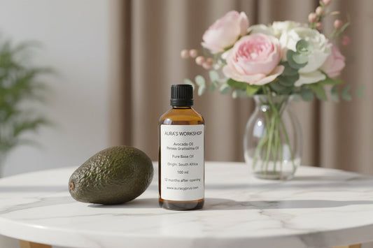 Pure Avocado Oil 100ml – Persea Gratissima Base Oil - Auras Workshop Auras Workshop