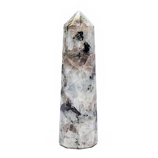 Rainbow Moonstone Obelisk - Auras Workshop Auras Workshop