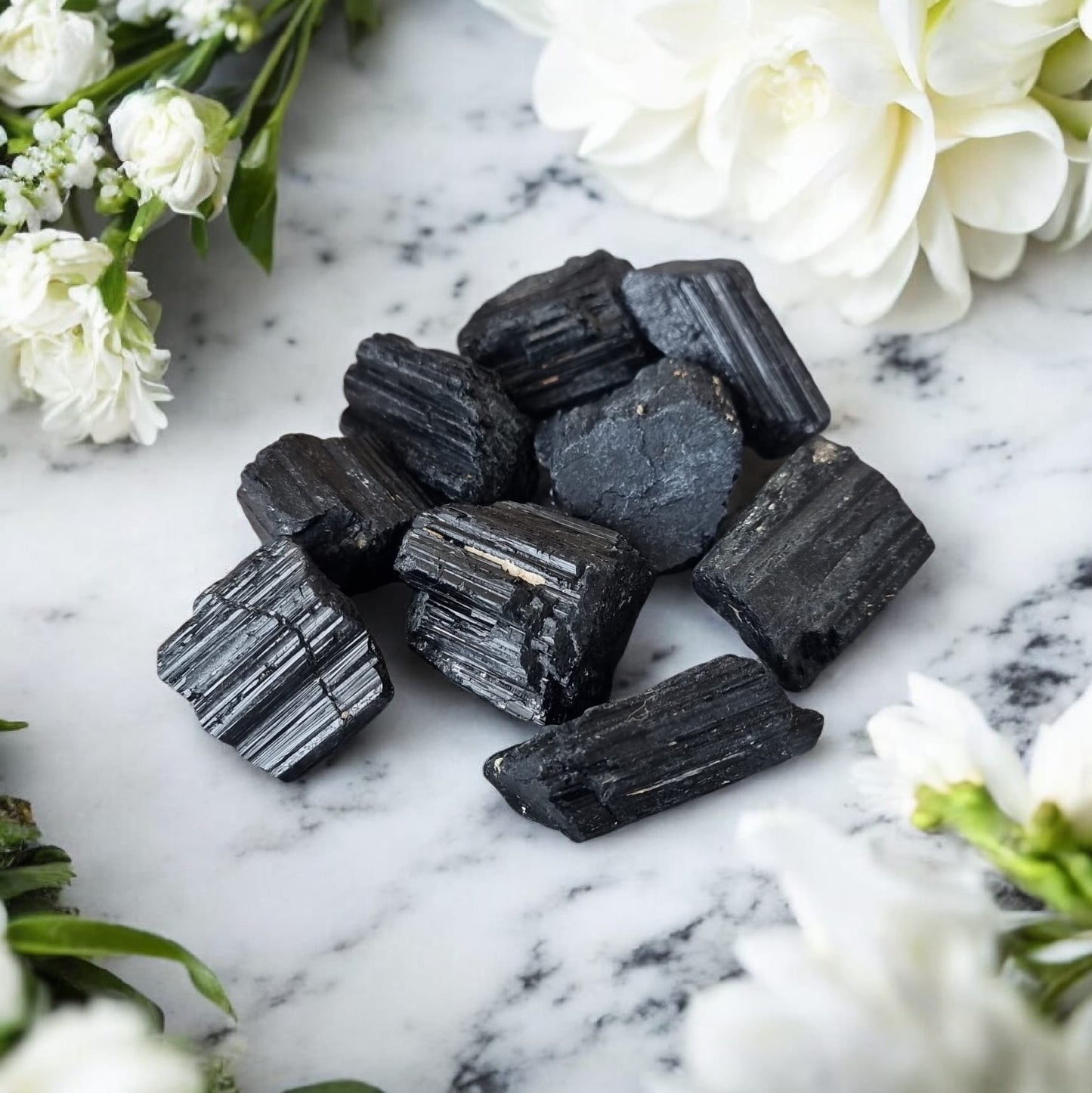 🖤✨ Raw Black Tourmaline Stone | Approx. 3–5cm | Protection & Grounding Crystal - Auras Workshop Auras Workshop