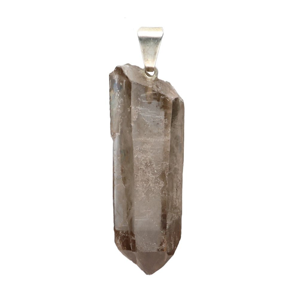 Raw Smoky Quartz Point Pendant – Crystal Jewellery - Auras Workshop Auras Workshop
