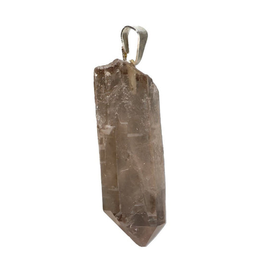 Raw Smoky Quartz Point Pendant – Crystal Jewellery - Auras Workshop Auras Workshop