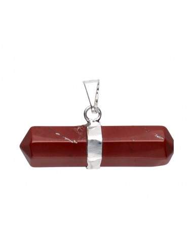 Red Jasper Double-Terminated Horizontal Pendant –Crystal Jewellery - Auras Workshop Auras Workshop